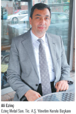 Ezinç Metal San. Tic. A.Ş. Yönetim Kurulu Başkanı Ali Ezinç: “Güneş Enerjisi Pazarı Teşviklerle Desteklenmeli”