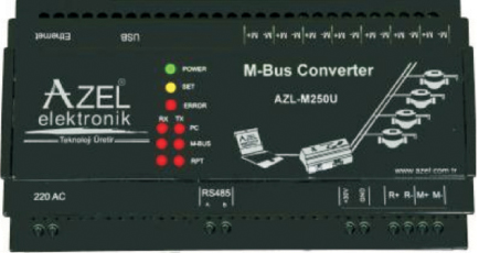 Azel Elektronik AZL_M Serisi M-Bus Okuyucular Azel Elektronik AZL_M Serisi M-Bus Okuyucular