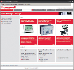 Honeywell e-Katalog Artık Türkçe