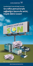 Grundfos Pompalarıyla  En Etkili Enerji Tasarrufunu Yapan Kazanacak