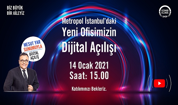 Kombi Klima Shop'tan Dijital Açılış! Kombi Klima Shop'tan Dijital Açılış!
