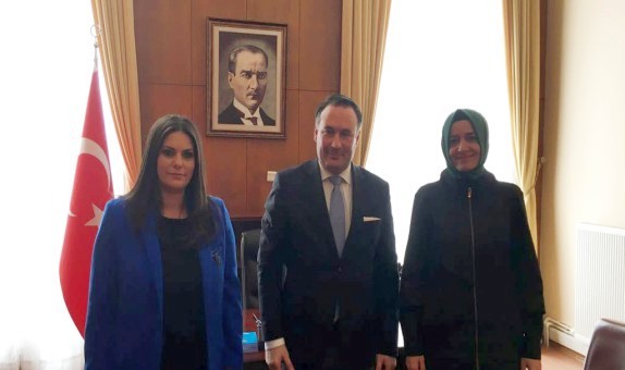 ALDAĞ A.Ş. Yönetim Kurulu Başkan Vekili Rebii M. Dağoğlu Kadınlar Gününde Kabinenin İki Kadın Bakanını Ziyaret Etti