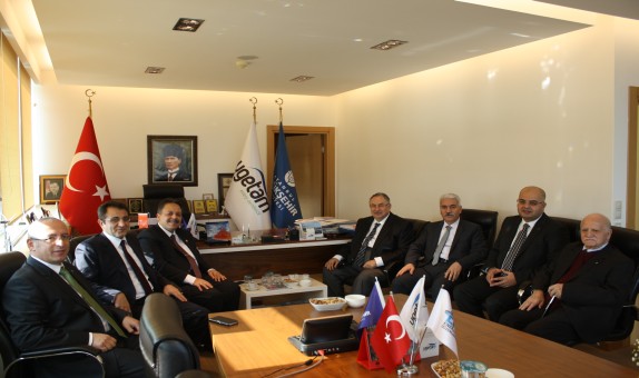 Başkanların UGETAM Ziyareti
