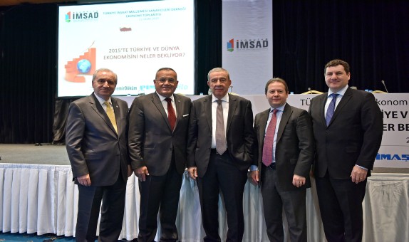 Türkiye İMSAD 2015 Yılı Öngörülerini Açıkladı:  "Ekonomi 3,5, İnşaat 4,5, İnşaat Malzemesi Sektörü 4,5-5 Büyüyecek"
