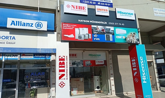 ÜNTES, NIBE ve HISENSE Markaları ile Şimdi Hatay Hatson Mühendislikte