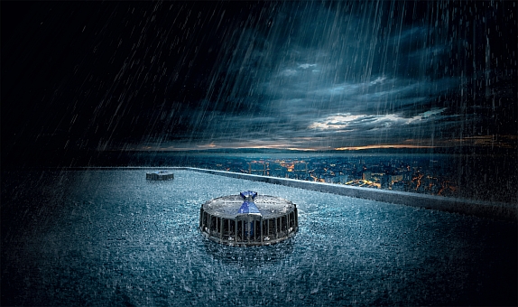 Geberit Pluvia Sifonik Çatı Drenaj Sistemi