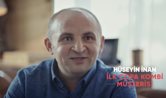 COPA'nın İlk Müşterisi Reklam Filminin Başrolünde COPA'nın İlk Müşterisi Reklam Filminin Başrolünde