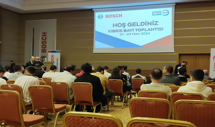 Kombi Klima Shop & Bosch Kıbrıs Bayi Toplantısı