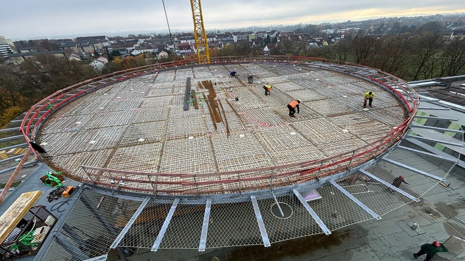 Yıl Boyu Helikopter İnişleri için Açık Alan Isıtması