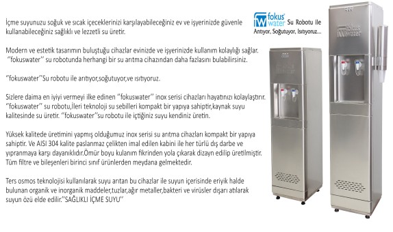 Fokuswater İçme Suyu Arıtma Cihazları Fokuswater İçme Suyu Arıtma Cihazları