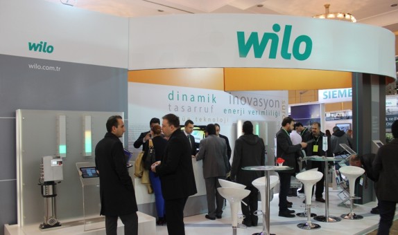 WILO'nun Enerji Tasarrufu Sağlayan Ürünleri ve Yeni Logosu UEVF 2013'te Büyük İlgi Gördü