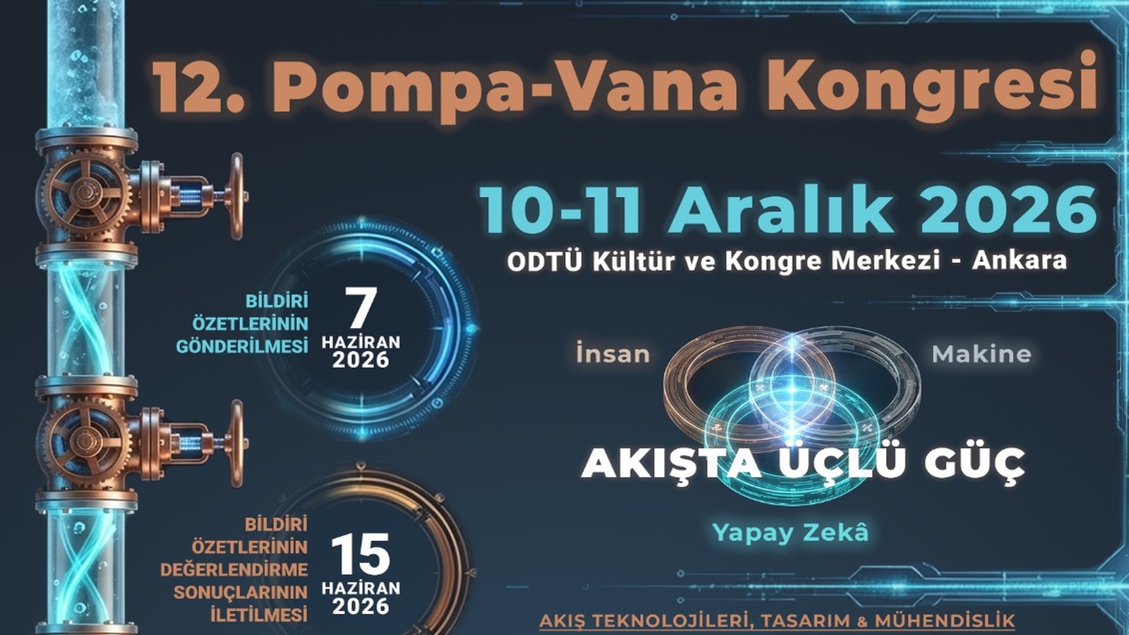12. Pompa ve Vana Kongresi için ilk duyuru