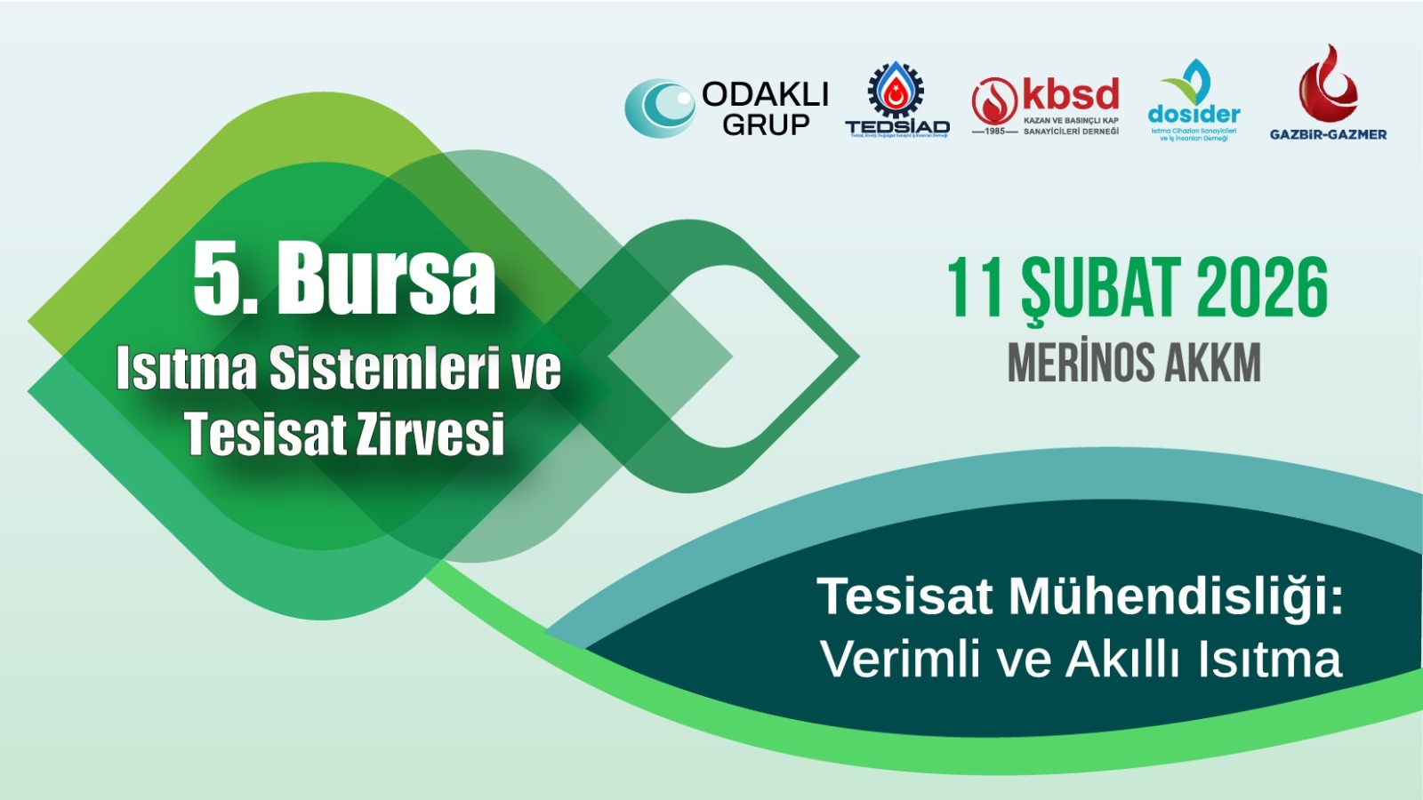 5. Bursa Isıtma Sistemleri ve Tesisat Zirvesi Sektörü Bursa'da Buluşturuyor 5. Bursa Isıtma Sistemleri ve Tesisat Zirvesi Sektörü Bursa'da Buluşturuyor