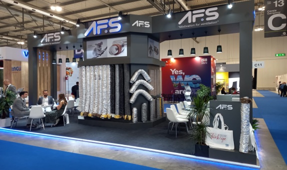 AFS Esnek Hava Kanalları Milano MCE Fuarında AFS Esnek Hava Kanalları Milano MCE Fuarında
