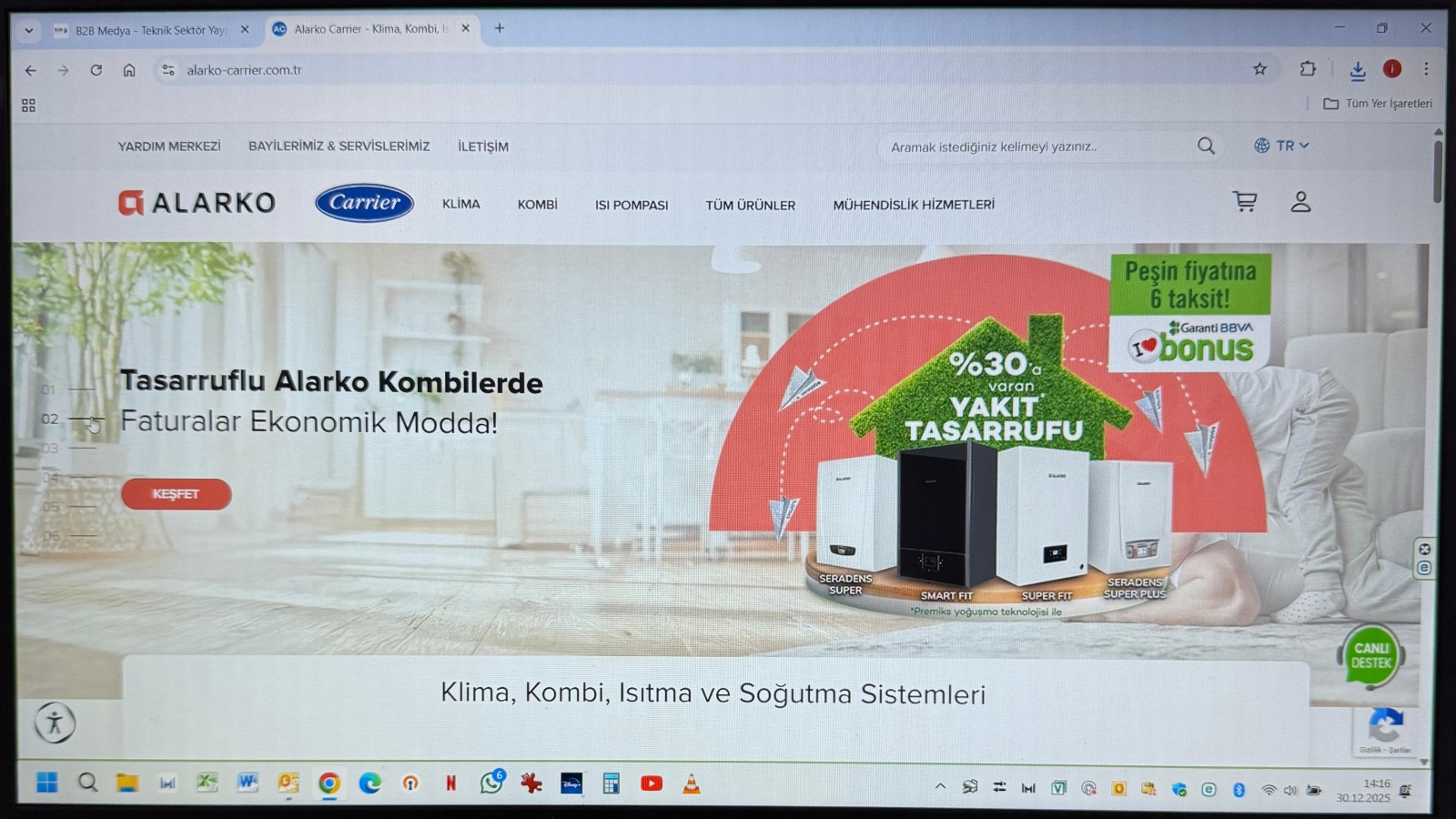 Alarko Carrier Web Sitesi Artık Daha Erişilebilir