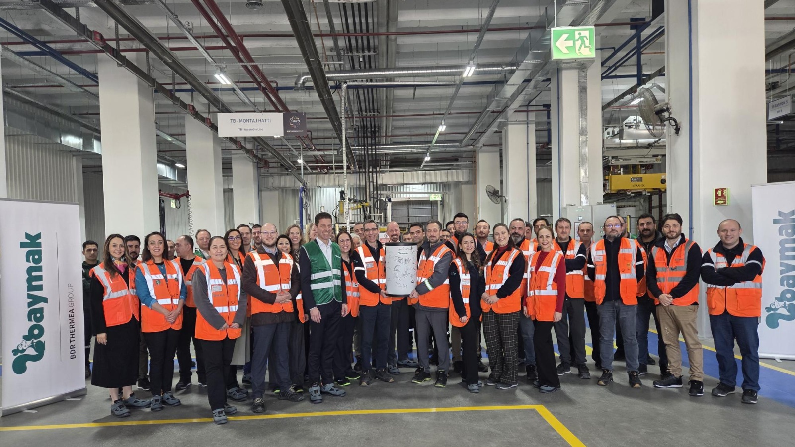 Baymak Yeni Boyler Üretim Hattını Devreye Aldı