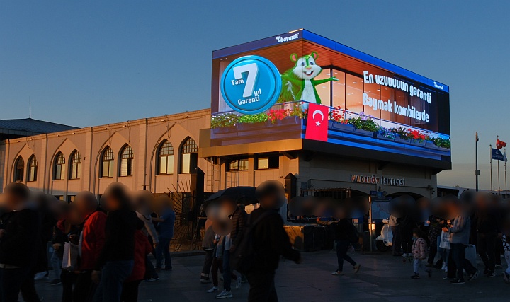 Baymak Yeni Garanti Kampanyasını 3D Açık Hava Reklamı ile Duyurdu Baymak Yeni Garanti Kampanyasını 3D Açık Hava Reklamı ile Duyurdu