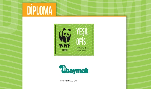 Baymak "Yeşil Ofis Diploması"nı Aldı