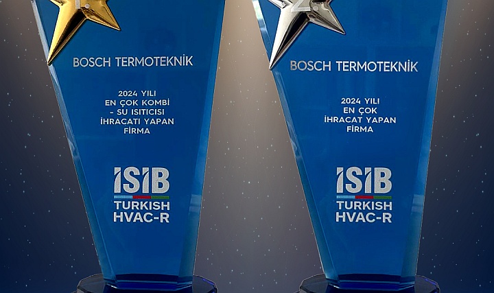 Bosch Home Comfort Group'a İhracatın Liderleri Ödülleri'nden Çifte Başarı Bosch Home Comfort Group'a İhracatın Liderleri Ödülleri'nden Çifte Başarı