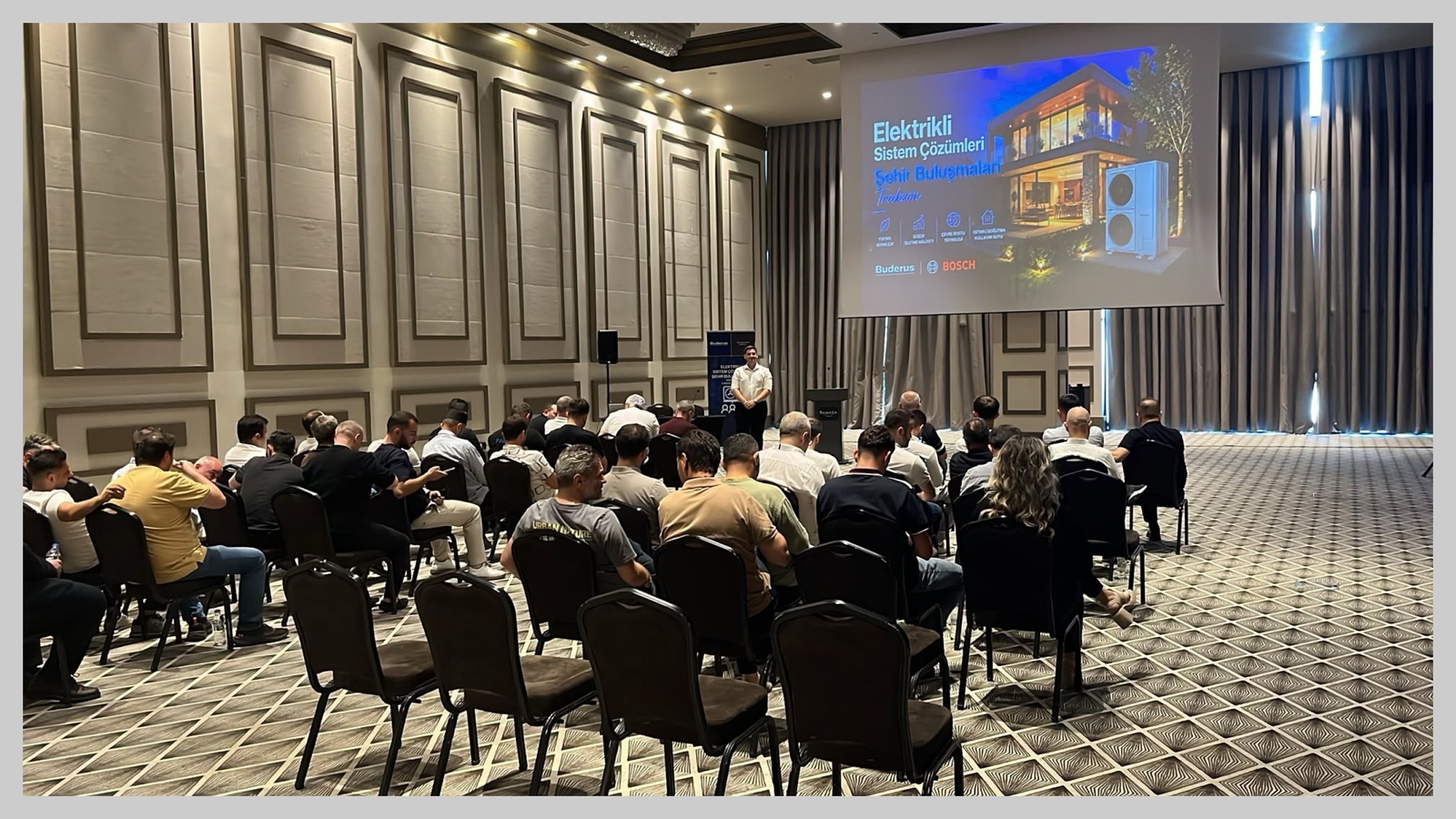 Bosch Home Comfort Group İş Ortaklarını Elektrikli Sistem Çözümleri Eğitimlerinde Bir Araya Getiriyor Bosch Home Comfort Group İş Ortaklarını Elektrikli Sistem Çözümleri Eğitimlerinde Bir Araya Getiriyor