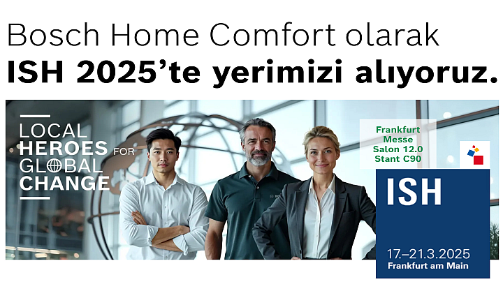 Bosch Home Comfort, ISH 2025'te yerini alıyor Bosch Home Comfort, ISH 2025'te yerini alıyor