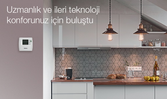 Buderus Kablosuz Oda Termostatı ile Hayatı Kolaylaştırın