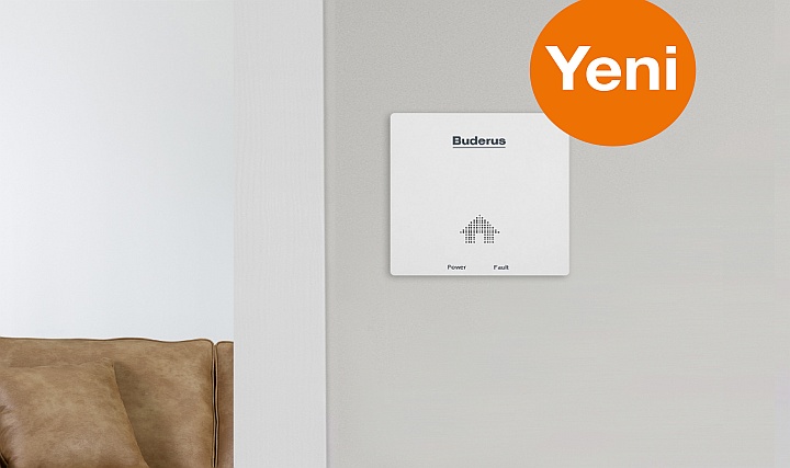 Buderus'tan Yeni Karbonmonoksit Alarm Cihazı Buderus'tan Yeni Karbonmonoksit Alarm Cihazı