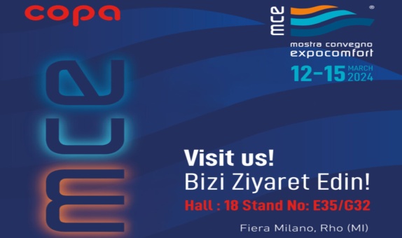COPA, Yeni Ürünleriyle MCE Milano Fuarı'na Katılıyor