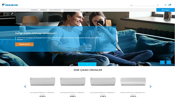 Daikin, e-Ticarette Bir İlke İmza Atıyor Daikin, e-Ticarette Bir İlke İmza Atıyor