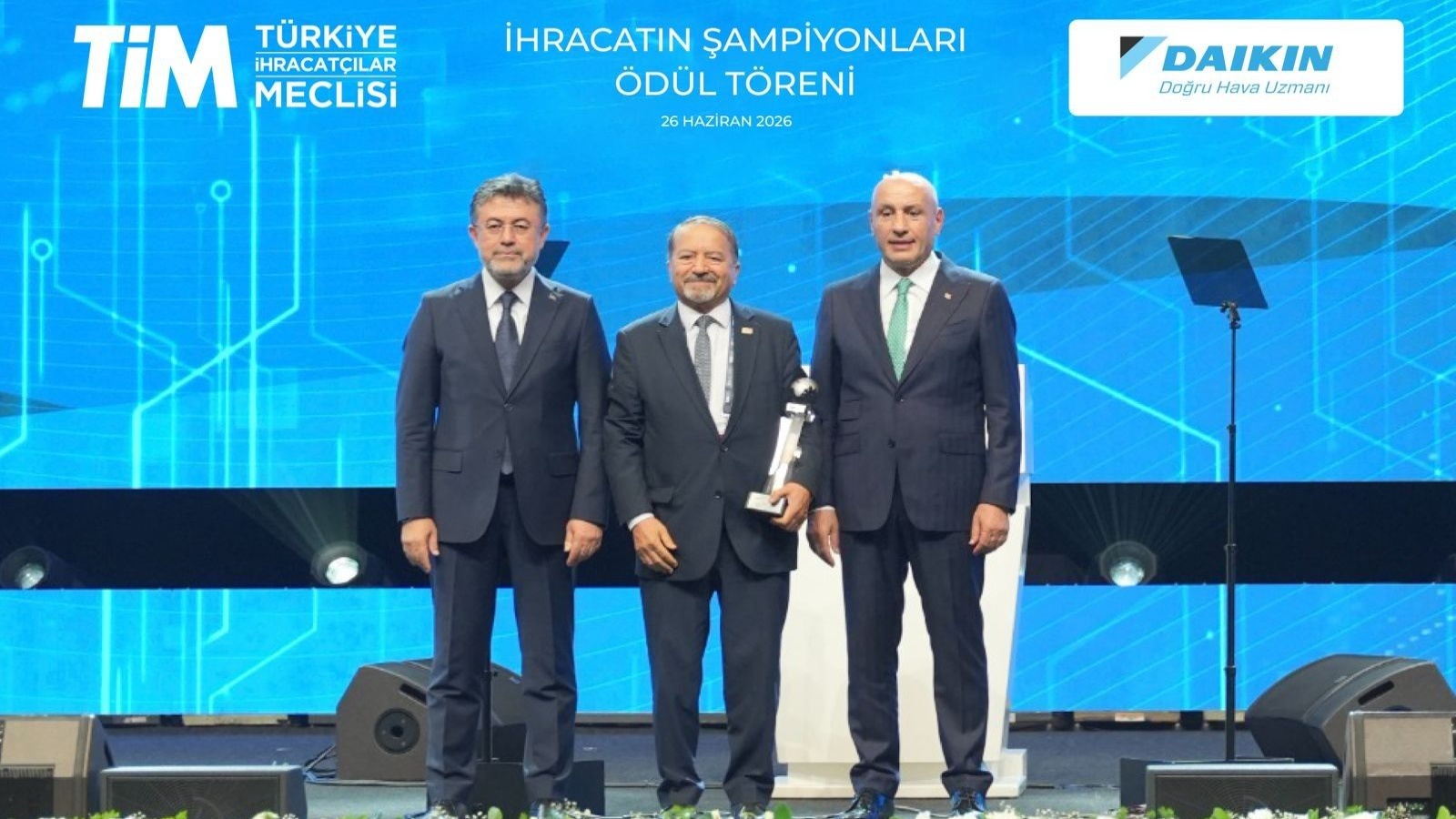 Daikin Türkiye, TİM verilerine göre bu yıl da "İklimlendirme Sanayi Sektör Şampiyonu" oldu