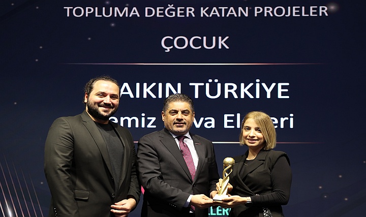 Daikin'in 'Temiz Hava Elçileri' projesi, Topluma Değer Katan Proje Ödülü'nü aldı