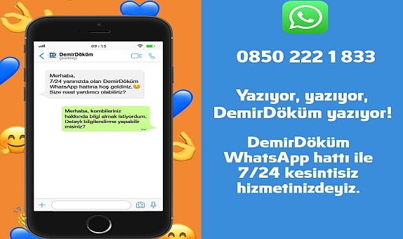 DemirDöküm Tüm Hizmetlerini Tek Tıkla Erişilebilir Hale Getirdi