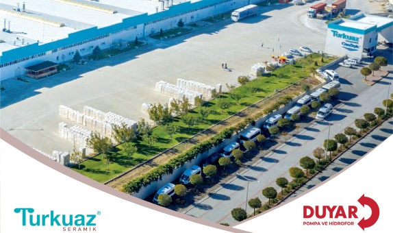 Duyar Pompa Akıllı Teknolojileri ile Turkuaz Seramik'te