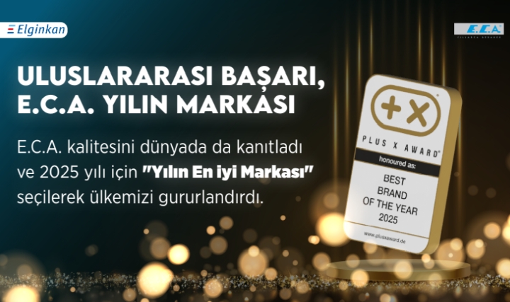 E.C.A.'nın Dünya Çapında Gururu 2025'te "Yılın En İyi Markası" Ödülü E.C.A.'nın Dünya Çapında Gururu 2025'te "Yılın En İyi Markası" Ödülü