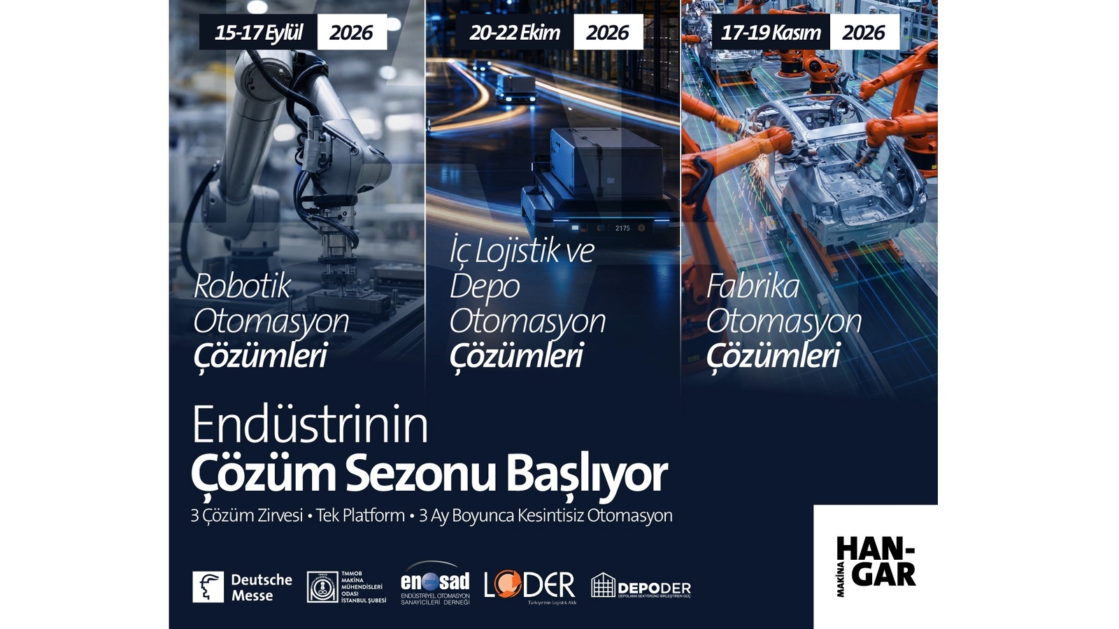 Endüstriyel Otomasyonun Gündemi Makina Hangar'da Bir Araya Geliyor