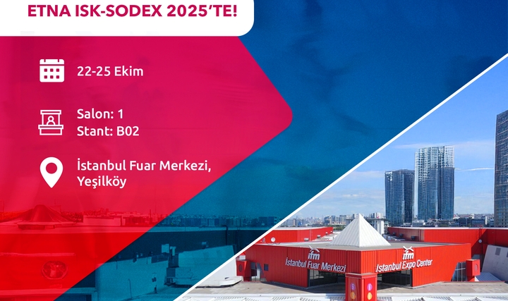 ETNA,  İstanbul Fuar Merkezi'nde Düzenlenecek Olan ISK-SODEX 2025 Fuarına Katılıyor class=
