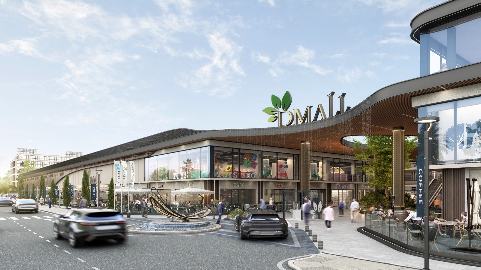 Form Endüstri Tesisleri, Düzce D-Mall AVM'nin konforuna Lamilux F100W ile katkı sağlıyor