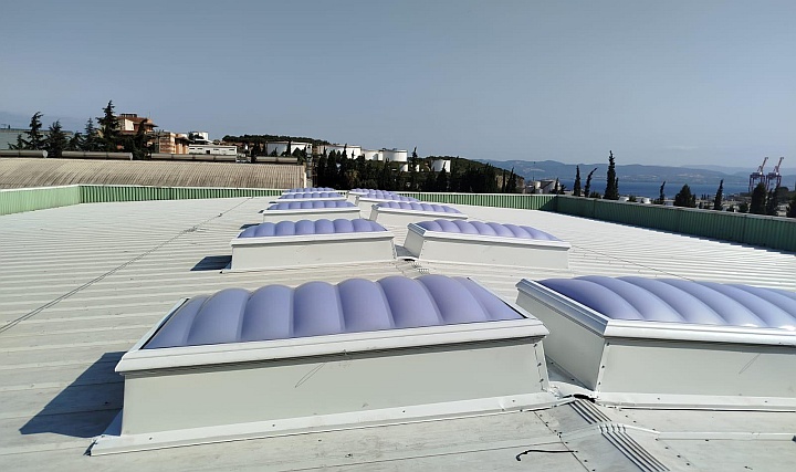 Form Endüstri Tesisleri, Lamilux F100W ile Marshall Boya Fabrikası'nda