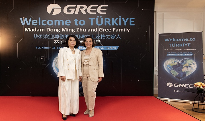 GREE Electric Appliances Başkanı Madam Dong Ming Zhu Türkiye'yi Ziyaret Etti.