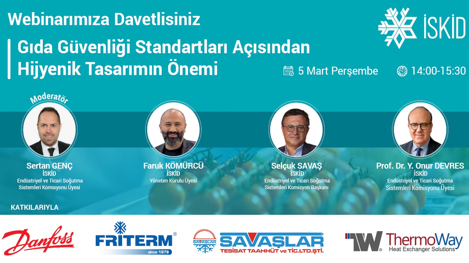İSKİD'den Gıda Güvenliği ve Soğuk Zincire Dikkat Çeken Webinar İSKİD'den Gıda Güvenliği ve Soğuk Zincire Dikkat Çeken Webinar