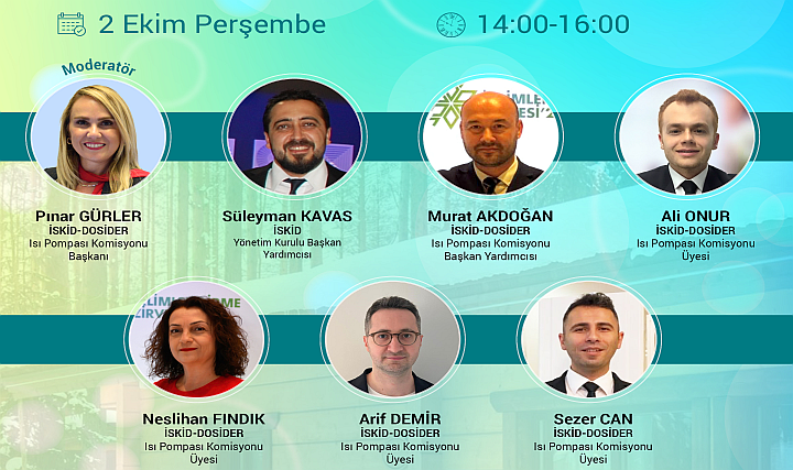 İSKİD'den "Isı Pompası Sistemlerine Bütünsel Yaklaşım" Webinarı