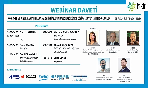 İSKİD Üyelerinin Pandemide Geliştirdiği Ürün ve Tekonolojiler Webinarda Ele Alınacak