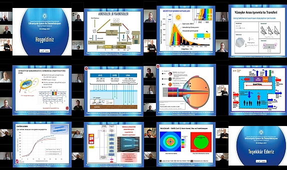 Kapalı Hacimlerde ve İklimlendirme Sistemlerinde Ultraviyole Işınım ile Dezenfeksiyon Semineri Yapıldı