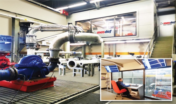 Masdaf'ın Yüksek Teknoloji 'Pompa Test Standı' Faaliyete Geçti