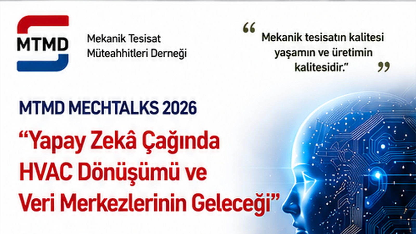 Mechtalks 2026, 1 Ekim 2026 tarihinde Makina Hangar'da gerçekleşecek