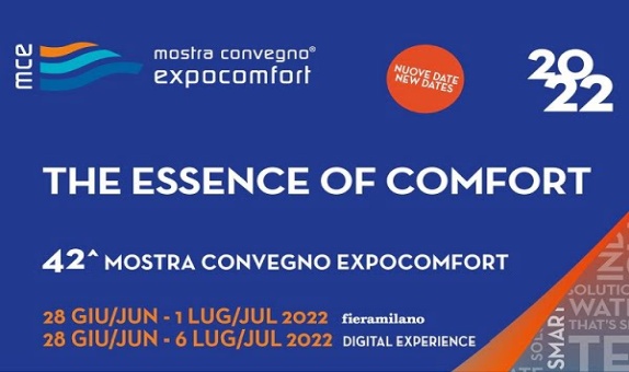 Mostra Convegno Expocomfort 28 Haziran'a Ertelendi
