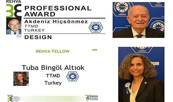 REHVA'dan TTMD Üyelerine Ödül REHVA'dan TTMD Üyelerine Ödül