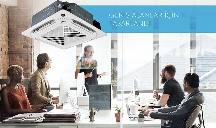 Rota Kaset Tipi Klimalar 360 Derece Üfleme Özelliği ile Fark Yaratıyor