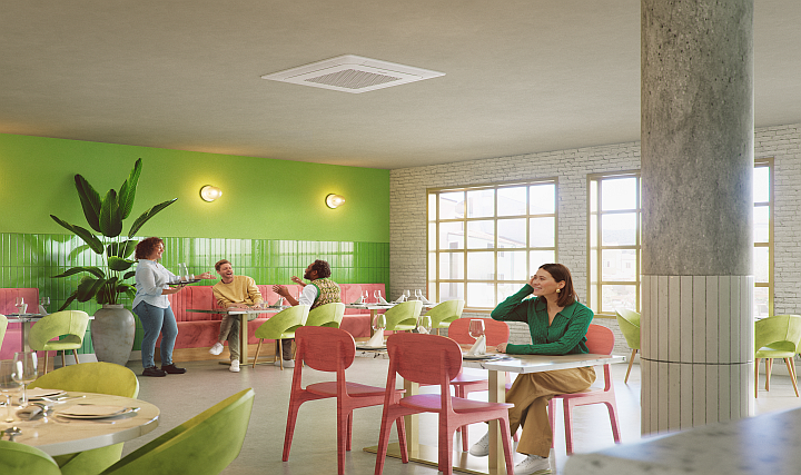 Samsung 4 Yön Kaset Tipi Klimalarla Geniş Alanlarda Konforlu Serinlik