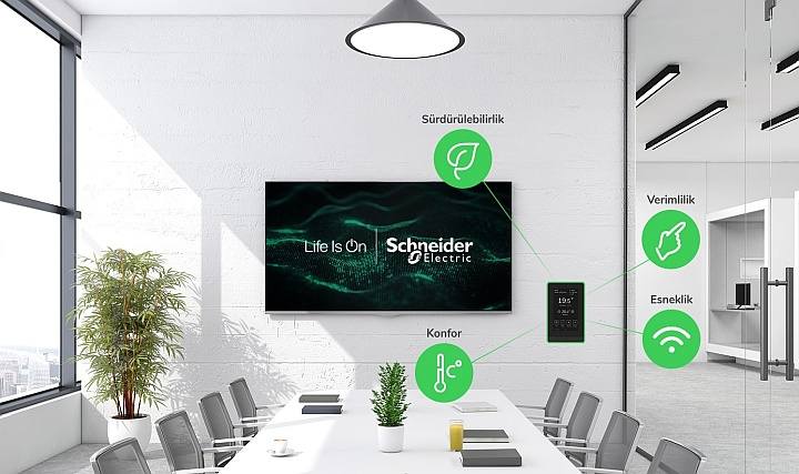 Schneider Electric, SpaceLogic Dokunmatik Ekranlı Oda Kontrolörü